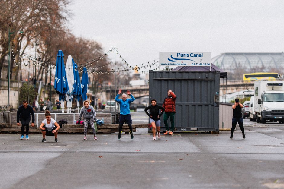 Групова тренировка на открито